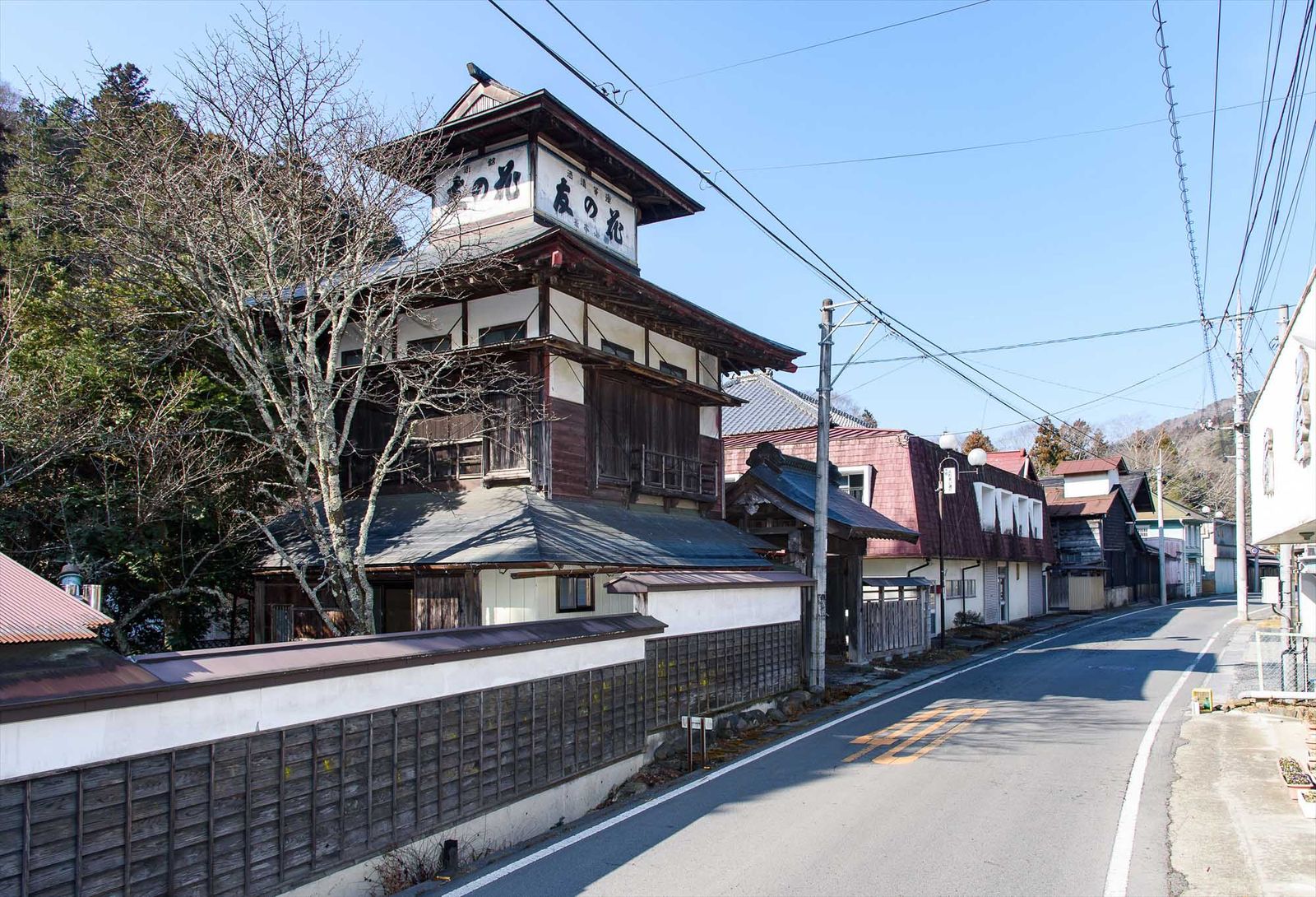 高部宿の古い町並み